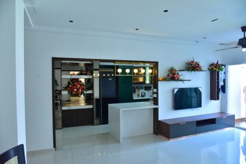 Furnished Amenities in 3 BHK Apartment at LnT Raintree Boulevard, Hebbal – for Rent