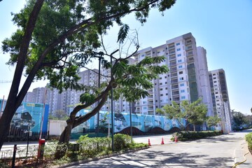3 BHK Apartment – Exterior View View at LnT Raintree Boulevard, Hebbal - for Rent