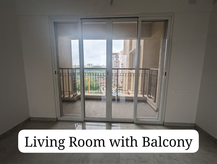 Balcony, k-raheja-reserve 3 Bedroom 1378 Sq.Ft. Apartment In Mohammadwadi Pune 8980805
