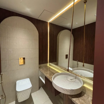 Bathroom in 4 BHK Builder Floor at Greater Kailash ii – for Sale