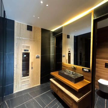 Kitchen in 4 BHK Builder Floor at Greater Kailash ii – for Sale