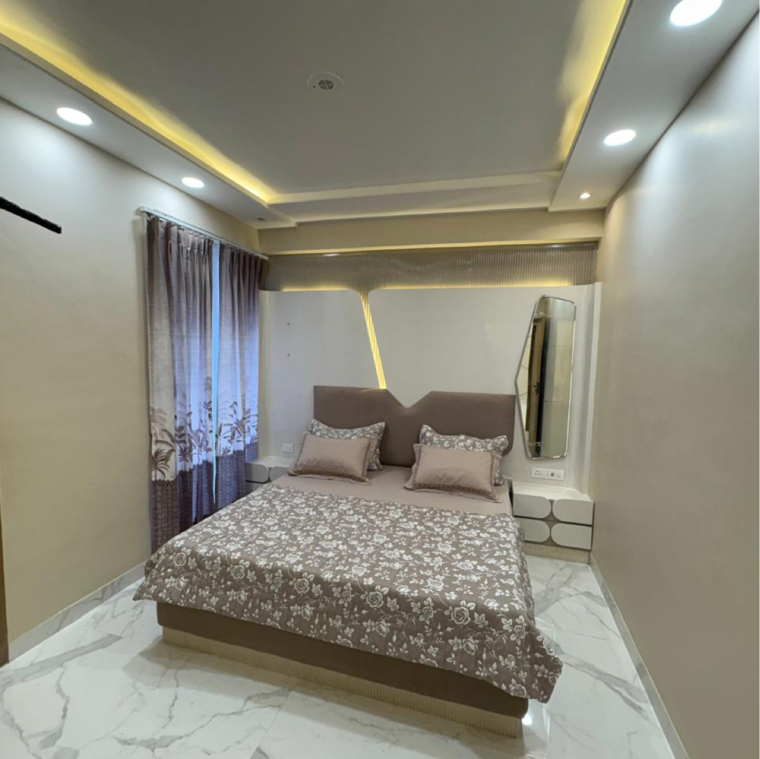 Bedroom, kalyan-eva 4 Bedroom 1600 Sq.Ft. Apartment In Karolan Ka Barh Jaipur 8980874