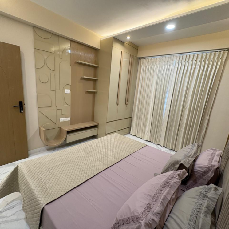 Bedroom, kalyan-eva 4 Bedroom 1600 Sq.Ft. Apartment In Karolan Ka Barh Jaipur 8980874