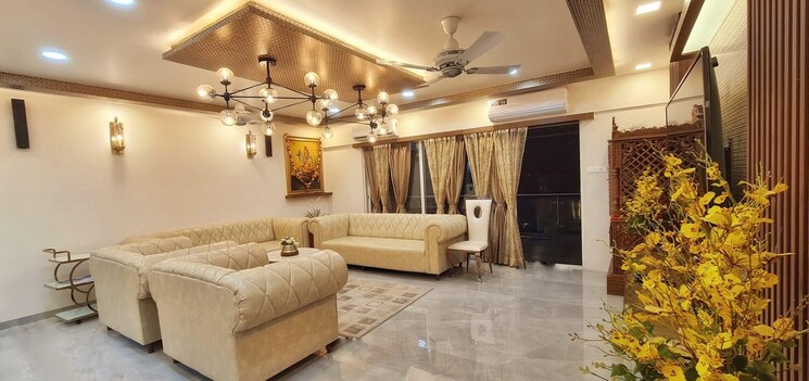 Living Room, global-precioso-apartment 3 Bedroom 2300 Sq.Ft. Apartment In Kharadi Pune 8980845