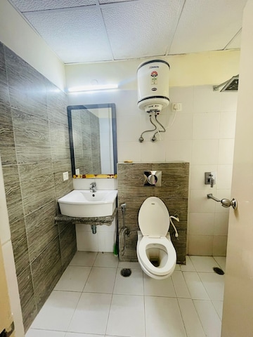 Bathroom in 2 BHK Builder Floor at Orchid Island, Sector 51 – for Rent