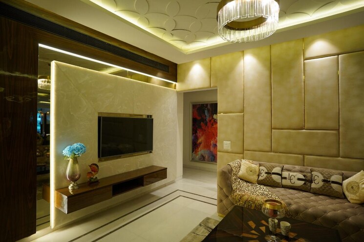 Living Room, aba-county-107 5 Bedroom 6570 Sq.Ft. Apartment In Sector 107 Noida 8981013