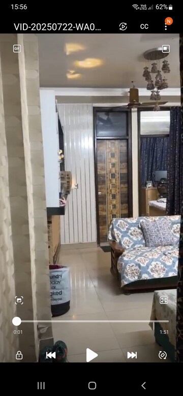 Living Room in 2 BHK Builder Floor at Malviya Nagar – for Rent
