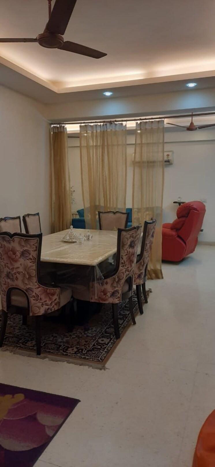 Living Room, emerald-green 4 Bedroom 2950 Sq.Ft. Apartment In Sector 52 Gurgaon 8981046