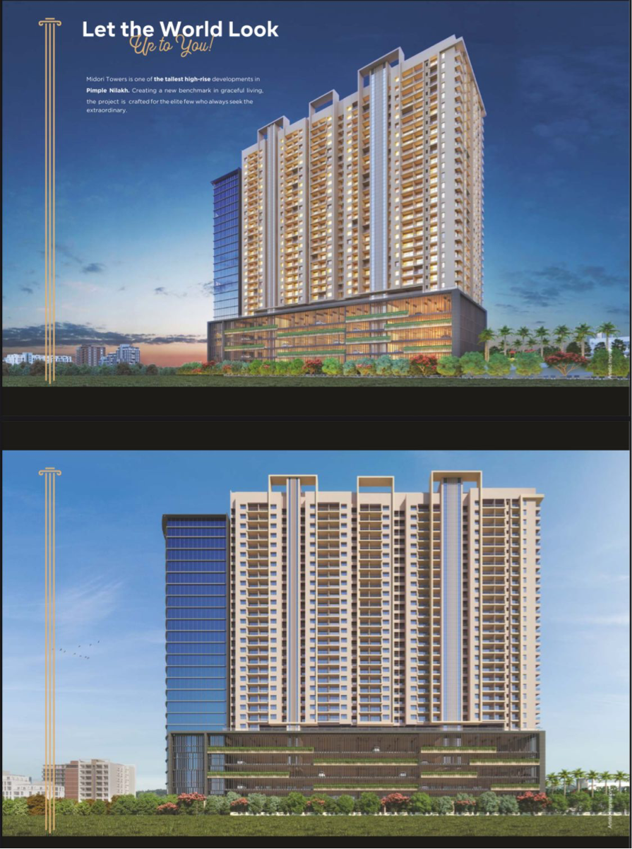 3 BHK 1154 Sq.Ft. Apartment in Vikram Midori Towers