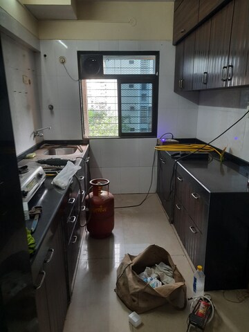 Kitchen in 3 BHK Apartment at P S Queens Bliss, Seawoods – for Rent
