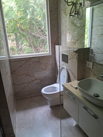 Bathroom in 3 BHK Apartment at Unitech Uniworld Gardens 2, Sector 47 – for Rent