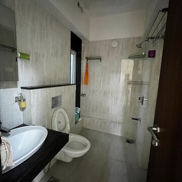 Bathroom in 2 BHK Apartment at Sheth Avalon, Laxmi Nagar – for Rent