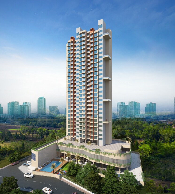 Exterior View, konnark-high-castle 2 Bedroom 640 Sq.Ft. Apartment In Palaspa Navi Mumbai 8435950