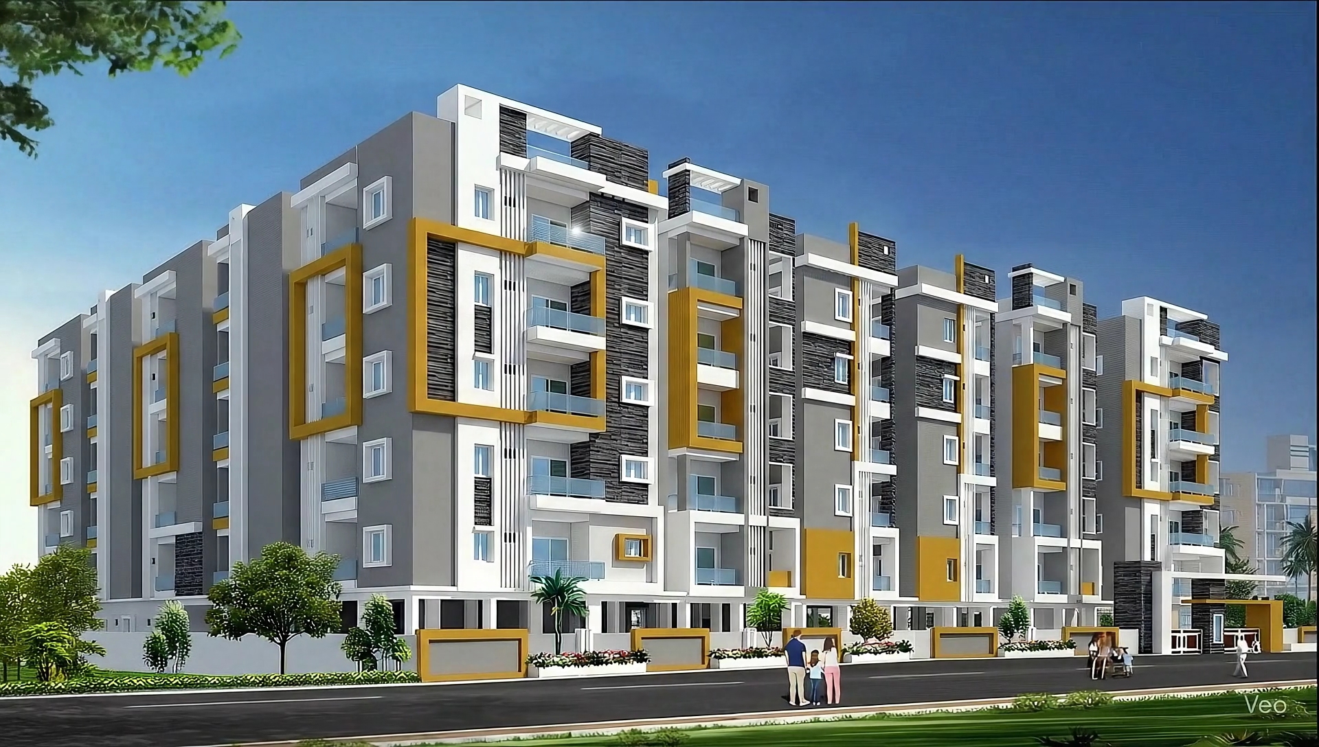 3 BHK + Pooja Room Apartment For Sale in Rks Oxygen Pearl Gajulara