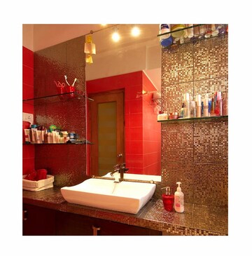 Bathroom in 2 BHK Apartment at Bandra West – for Rent