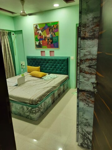 Bedroom in 2 BHK Apartment at Gurukrupa Marina Enclave, Malad West – for Rent