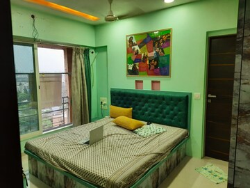 Bedroom in 2 BHK Apartment at Gurukrupa Marina Enclave, Malad West – for Rent