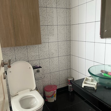 Bathroom in 3 BHK Apartment at Unitech Uniworld Gardens, Islampur – for Rent