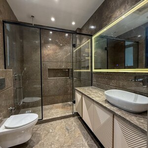 Kitchen in 4 BHK Builder Floor at Greater Kailash I – for Sale