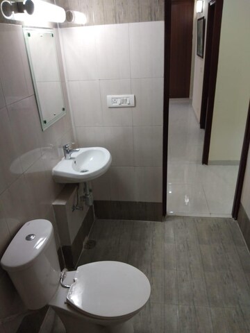 Bathroom in 3 BHK Builder Floor at Old Rajinder Nagar – for Rent