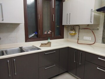 Kitchen in 3 BHK Builder Floor at Shivalik Colony – for Rent