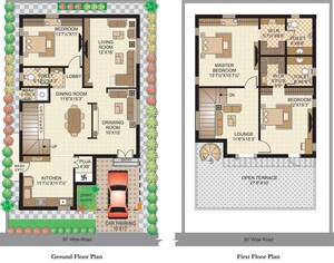 Floor Plan in 4 BHK Apartment at Gokuls Brindavanam, Bowrampet – for Sale