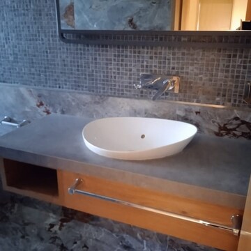 Bathroom in 1 BHK Apartment at Gokuldham Complex, Goregaon East – for Rent