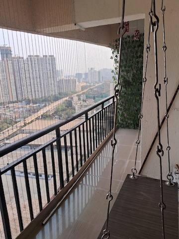 Balcony in 2.5 BHK Apartment at Neptune Living Point, Bhandup West – for Rent