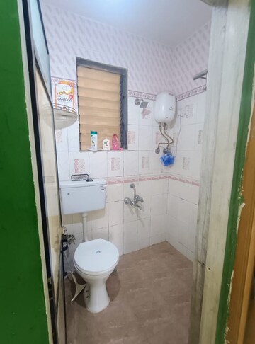 Bathroom in 1 BHK Apartment at Kopar Khairane – for Sale