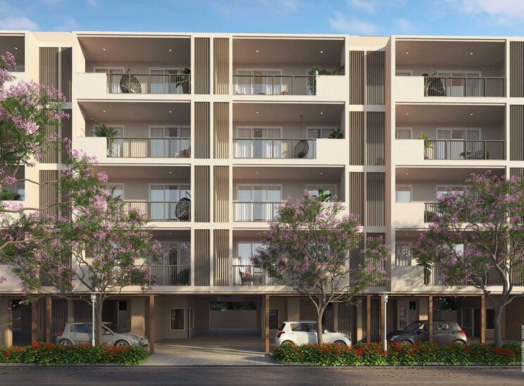 Exterior View, dlf-gardencity-enclave 3 Bedroom 1587 Sq.Ft. Builder Floor In Sector 93 Gurgaon 8957480