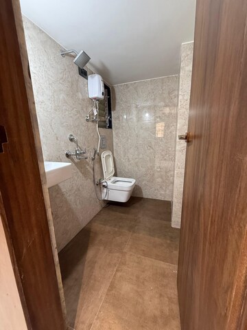 Bathroom in 1 BHK Apartment at Shubham Hieghts, Virar West – for Rent