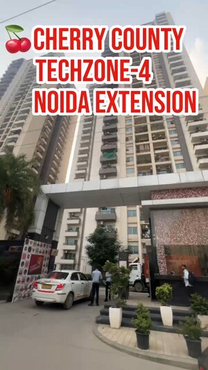 3 BHK Apartment – Exterior View View at ABA Cherry County, Tech Zone 4 Greater Noida - for Sale