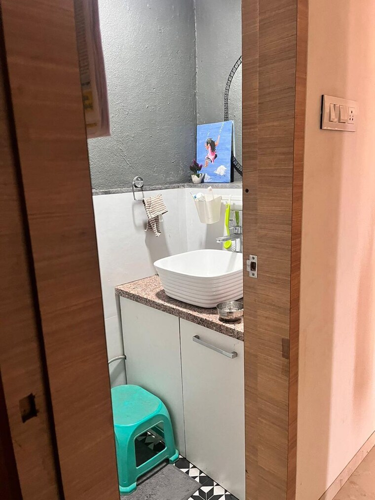 Bathroom, oval-apartments 2 Bedroom 1300 Sq.Ft. Apartment In Kharghar Navi Mumbai 8982112