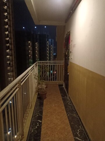 Balcony in 2 BHK Apartment at Gaur Atulyam, Omicron I Greater Noida – for Rent