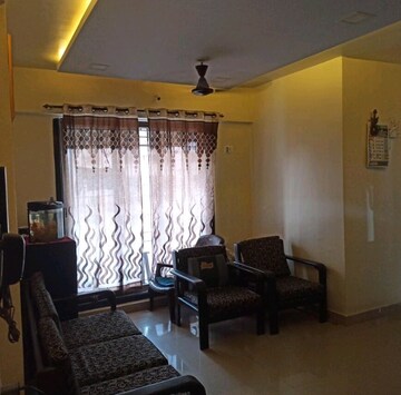 Living Room in 2 BHK Apartment at Ideal Pristine Tower, Kasarvadavali – for Rent