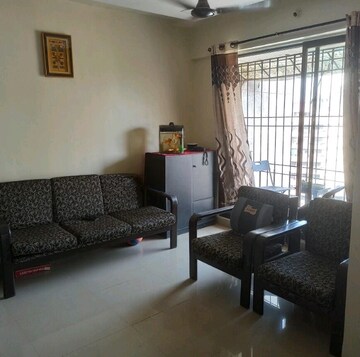 Living Room in 2 BHK Apartment at Ideal Pristine Tower, Kasarvadavali – for Rent