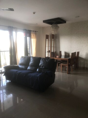 Living Room in 3 BHK Apartment at Puravankara Elita Promenade, Jp Nagar – for Rent