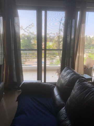 Living Room in 3 BHK Apartment at Puravankara Elita Promenade, Jp Nagar – for Rent
