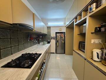 Kitchen in 4 BHK Apartment at Serenity Heights, Malad West – for Sale