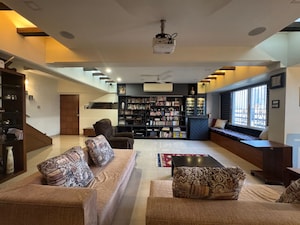 Living Room in 4 BHK Apartment at Serenity Heights, Malad West – for Sale