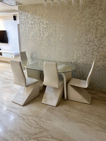 Living Room in 3 BHK Apartment at Akshay Girikunj, Andheri West – for Rent