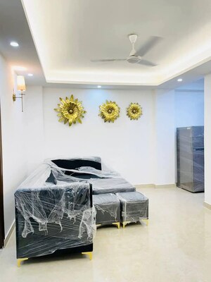 Living Room in 3 BHK Apartment at Igi Airport Area – for Sale
