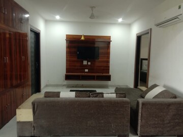 Living Room in 2 BHK Builder Floor at Ansal Sushant Lok I, Sector 43 – for Rent