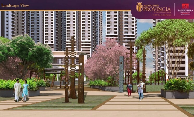 Exterior View, rajapushpa-provincia 2 Bedroom 1370 Sq.Ft. Apartment In Narsingi Hyderabad 8982445