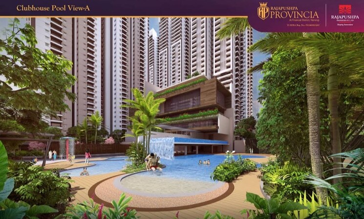 Exterior View, rajapushpa-provincia 2 Bedroom 1370 Sq.Ft. Apartment In Narsingi Hyderabad 8982445