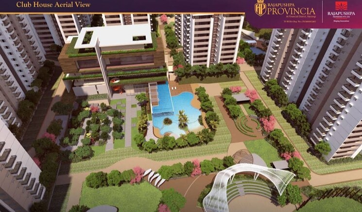 Exterior View, rajapushpa-provincia 2 Bedroom 1370 Sq.Ft. Apartment In Narsingi Hyderabad 8982445