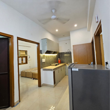 Kitchen in 1 BHK Builder Floor at Malviya Nagar – for Rent