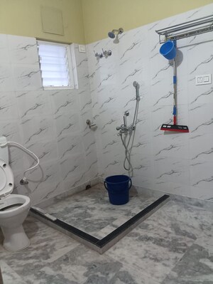 Bathroom in 3 BHK Apartment at Ambey Pearl, New Town Action Area 1 – for Sale