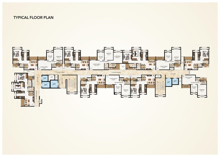 Master Plan, today-saubhagyam 1 Bedroom 365 Sq.Ft. Apartment In Palaspe Phata Navi Mumbai 8982458