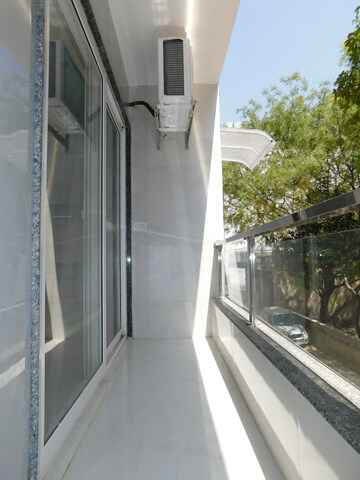 Balcony in 4 BHK Builder Floor at Vasant Kunj Enclave – for Rent
